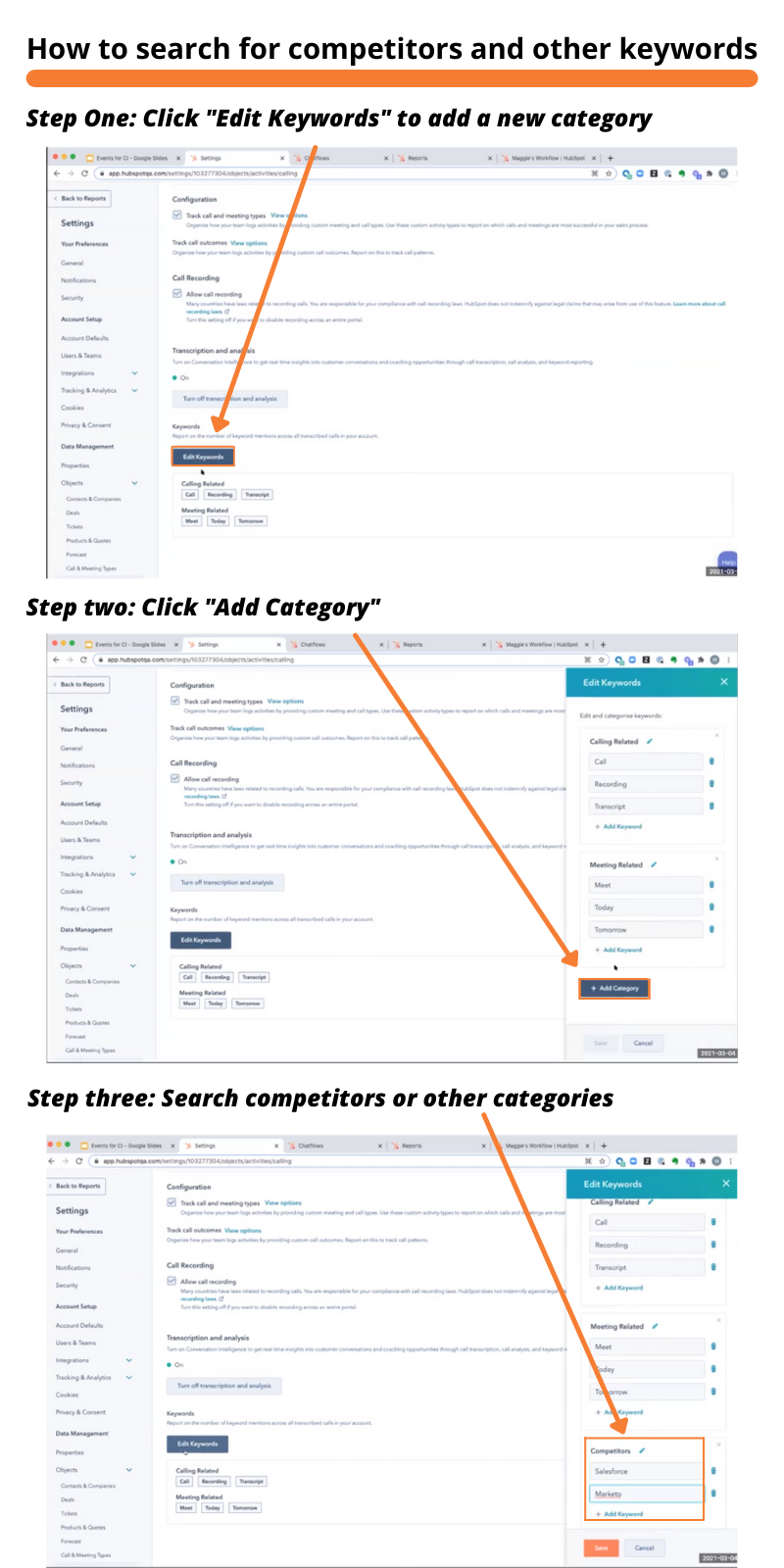 How to Search for competitors and keywords (1)