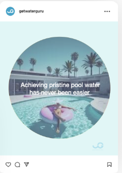 Achieving pristine pool water has never been easier social media post